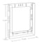Azar Displays Letter Wall Mount. Inside Dimension: 9"W, PK10 252330 - alternate 2